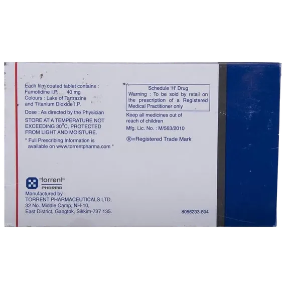 topcid 40mg tablet 14's